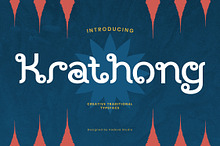Krathong – Thailand Traditional Font