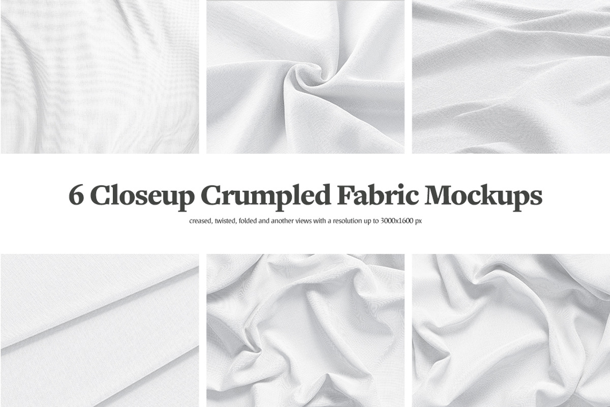 Closeup Fabric Mockups, a Merchandise Mockup by rebrandy (Photo 2 of 11)