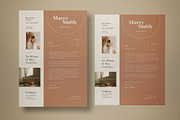 Aesthetic Resume, a Resume Template by graphicook (Thumbnail 3 of 3)