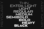 Nevolasty, a Sans Serif Font by glukfonts (Thumbnail 9 of 9)