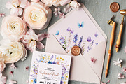 Blue & Purple Wildflowers and Fairie, a Decorative Illustration by OKArtHub (Thumbnail 12 of 12)