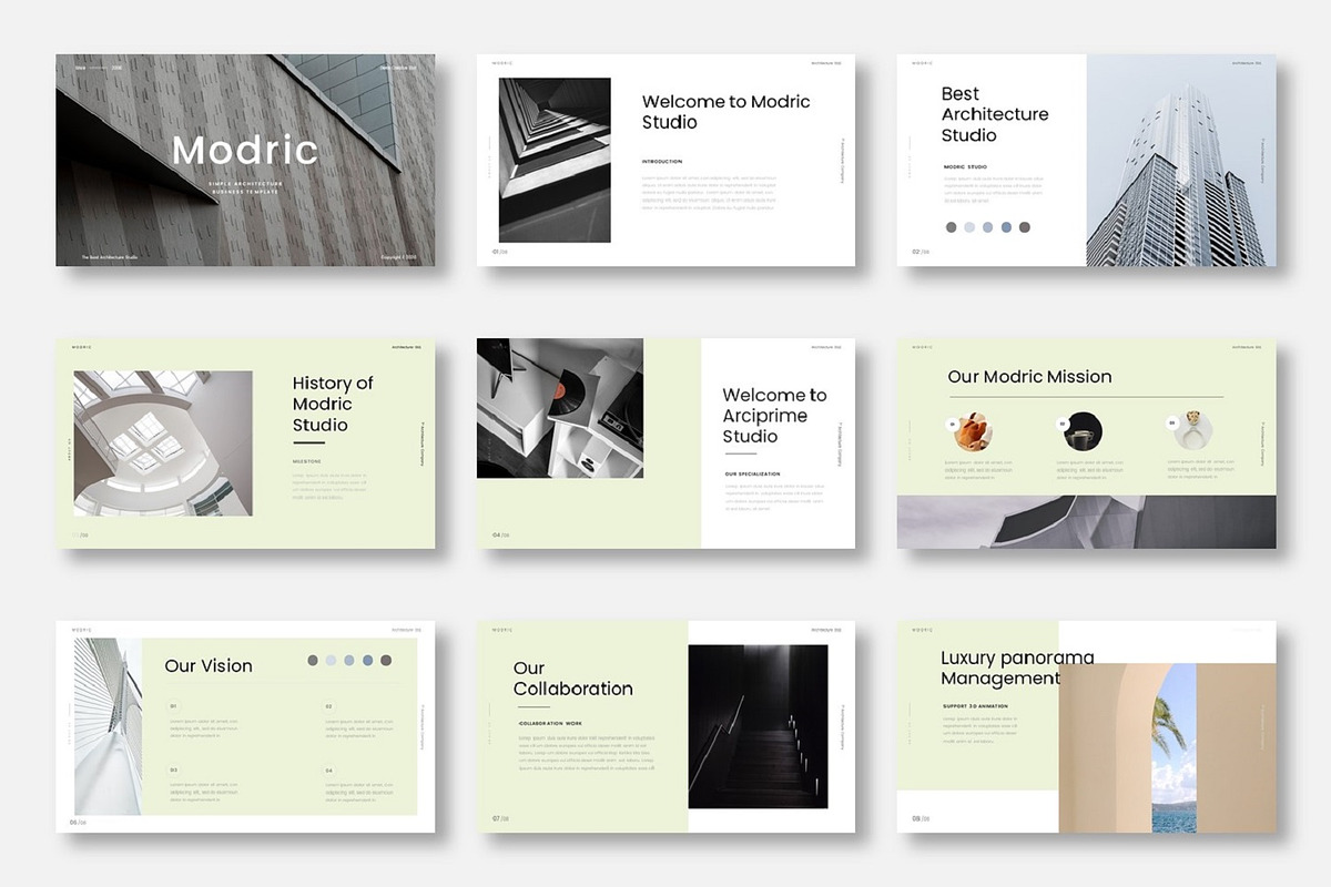 Modric – Business Keynote Template, a Presentation Template by Dens Creative Studio (Photo 2 of 6)