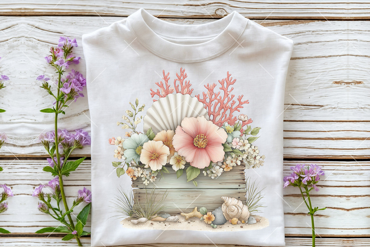 Whimsical Summer Wooden Sing Clipart, an Illustration by OK Design (Photo 6 of 6)