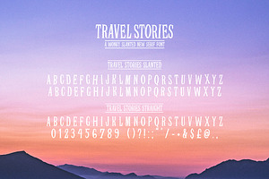 Travel Stories Font Duo