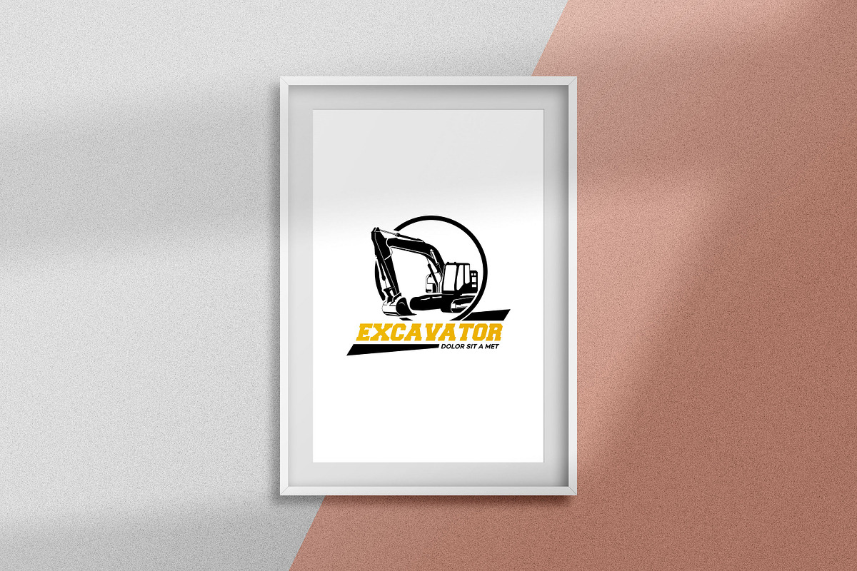 Excavator logo designs, a Branding & Logo Template by Lucky Creative (Photo 4 of 4)