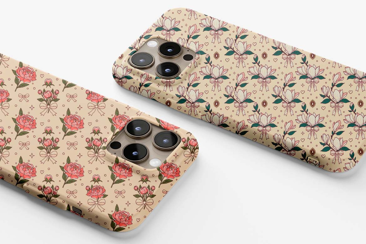 Vintage Floral Kawaii Bundle Pattern, a Pattern Graphic by one-touch (Photo 3 of 20)