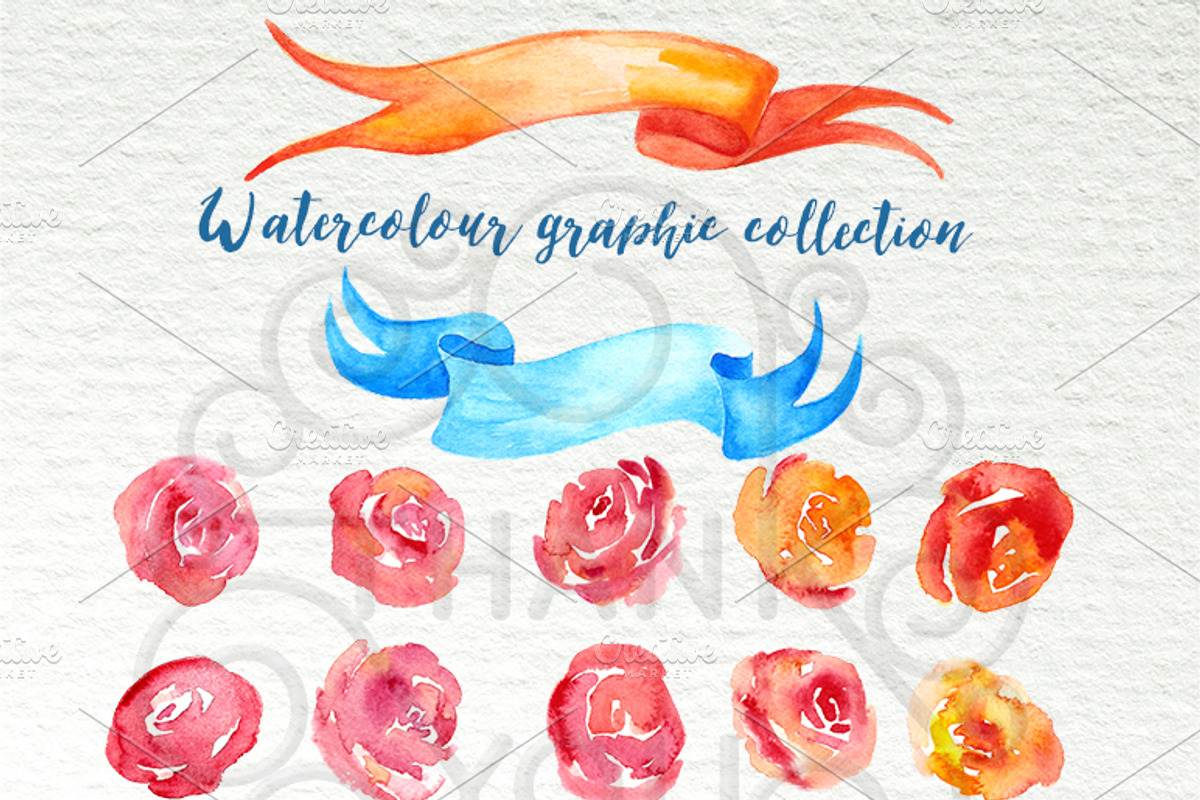 Watercolour boho dream collection, a Decorative Illustration by DigitalDream (Photo 3 of 5)