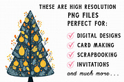 Christmas Tree Clipart, an Illustration by Libby Wishes (Thumbnail 6 of 7)