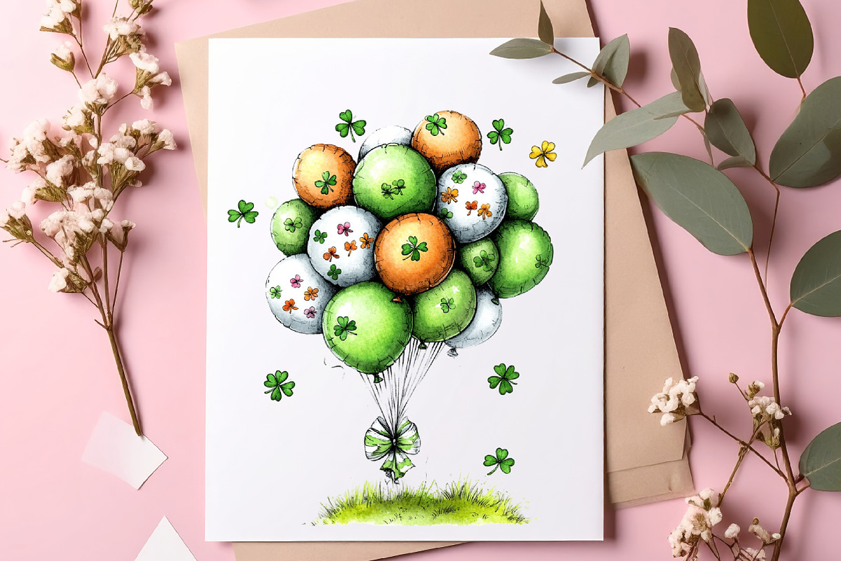 Whimsical st patrick’s day clipart, an Illustration by SinaCreation (Photo 8 of 11)