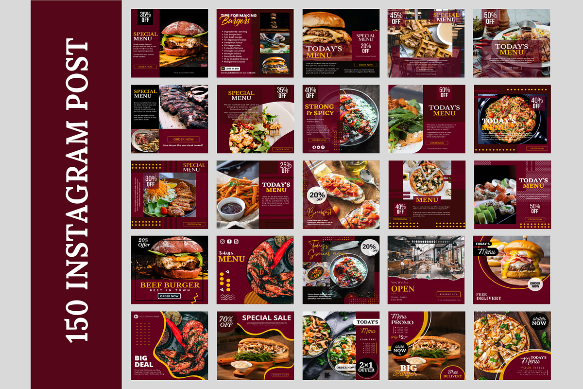 Animated Food Restaurant Instagram, a Social Media Template by LushBury (Photo 2 of 8)