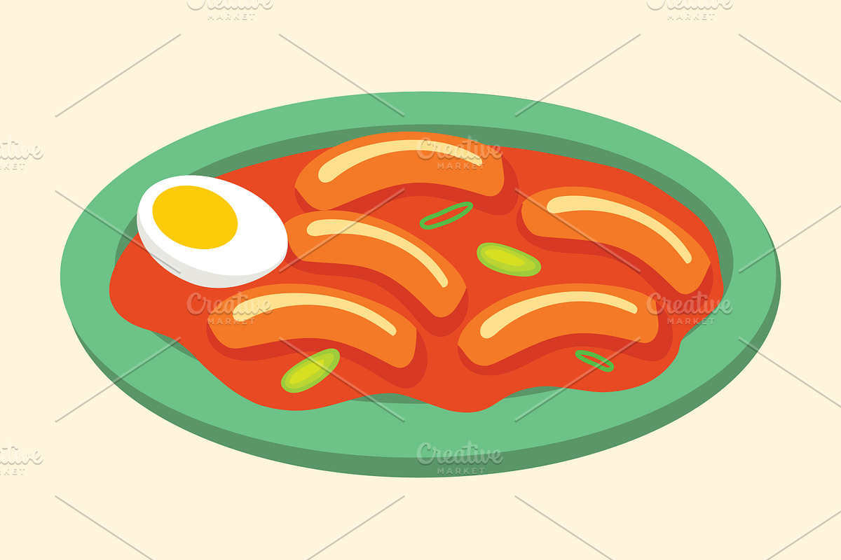 Korean Street Food Illustration, a Food Illustration by GennyOnThePaper (Photo 3 of 4)