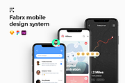 Fabrx Mobile Design System, an UI Kit Template by Fabrx Design (Thumbnail 1 of 6)