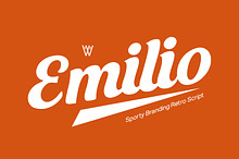 Emilio – Bold Retro Script Font