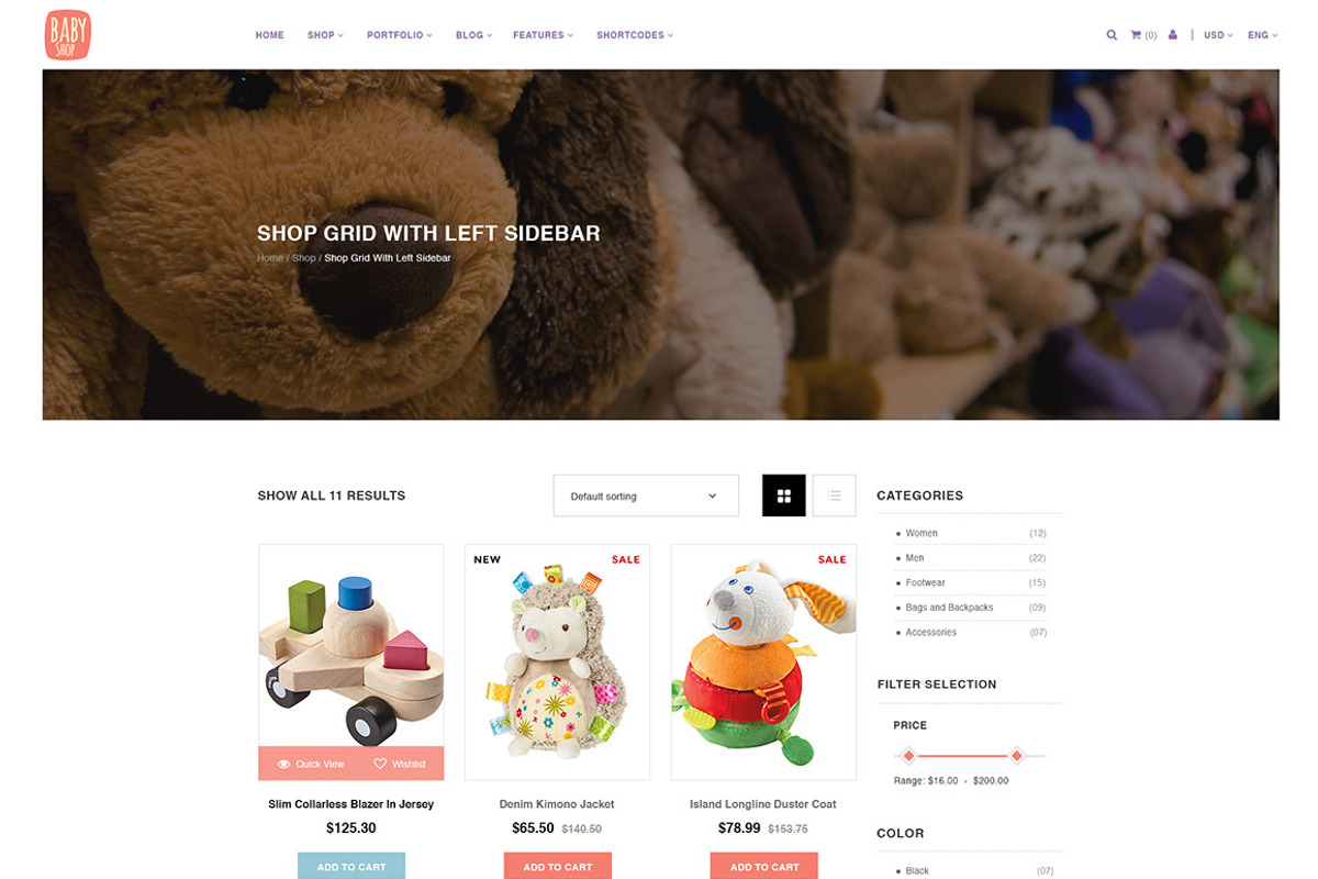 BabyShop - PSD Template for Baby, a Websites & App Template by Digipieces (Photo 10 of 15)
