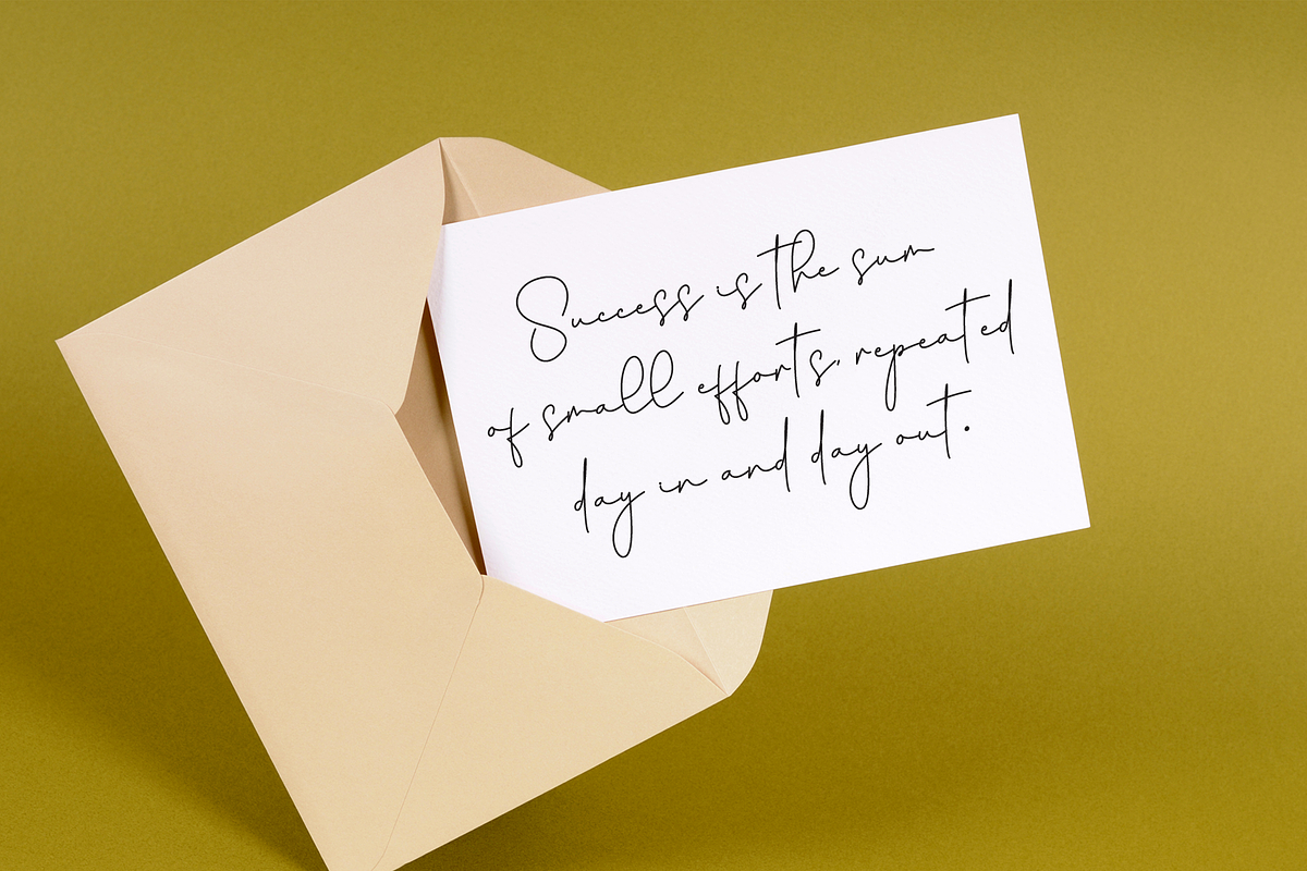 Margareta Signature | Script Font, a Handwritten Font by Scratchones (Photo 3 of 8)
