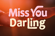 Retro Love Font, a Handwritten Font by KengGraphic (Thumbnail 3 of 8)