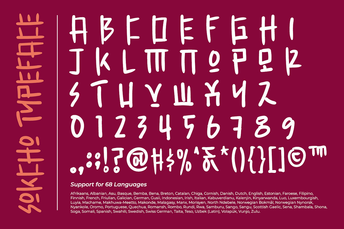 Sokcho, a Symbol Font by Ditatype (Photo 9 of 11)