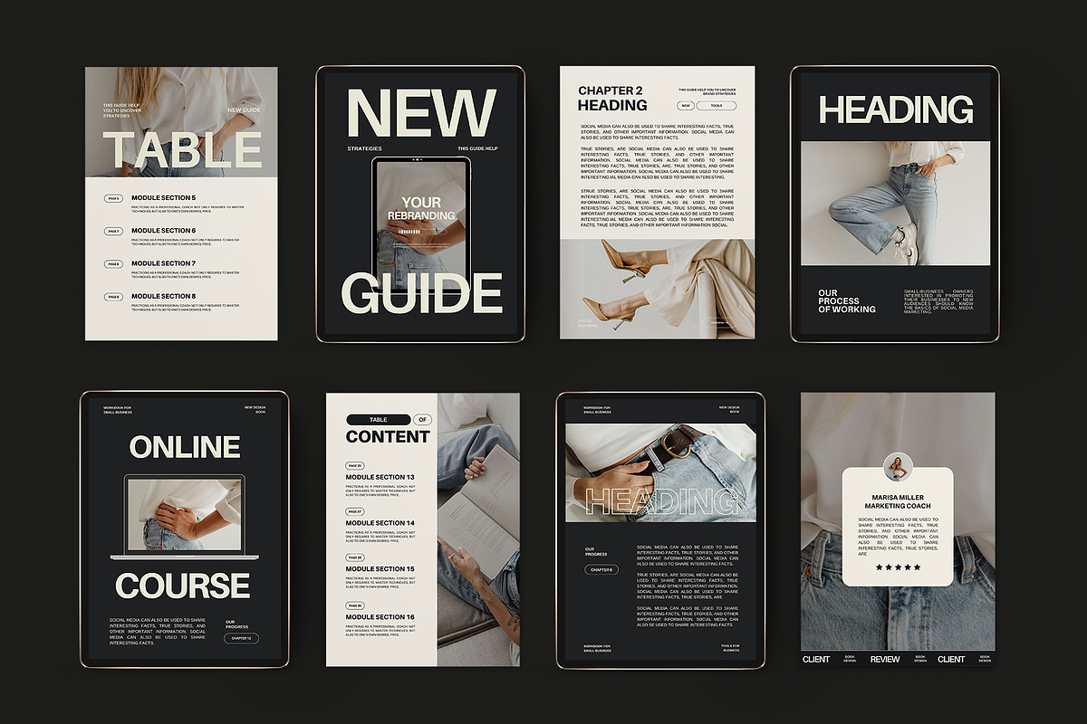 Workbook Template Canva IV, a Marketing Template by Instprofi | Studio Estimo (Photo 7 of 10)