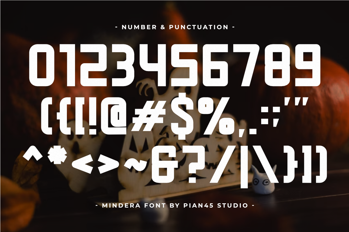 Mindera - Modern Condensed Sans Font, a Sans Serif Font by Pian45 Studio (Photo 5 of 6)