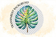 Watercolor Summer Beach Clipart, an Illustration by SVGArt (Thumbnail 7 of 9)