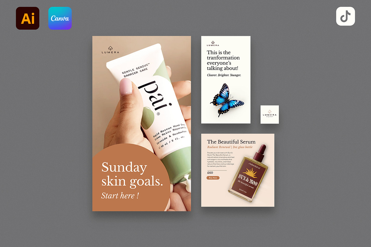 Lumera Social Media Template Pack, a Templates & Theme by Kida (Photo 4 of 6)