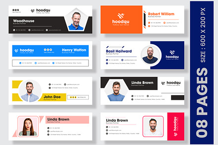 Email Signature Design, a Stationery Template by MightyDesign