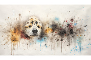 claw water color paws ai generated, a Nature Photo by pikepicture