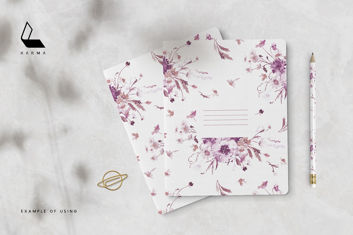 Flora | Watercolor Flower Collection, an Illustration by Karma (Photo 8 of 26)