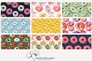 70 donuts seamless pattern, a Pattern Graphic by Poppy Lane Studio (Thumbnail 5 of 10)