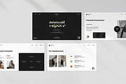 Annual Report Presentation Template, a Presentation Template by evgenystudio (Thumbnail 2 of 9)