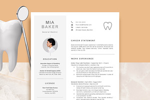 Dentist Hygienist Resume Template