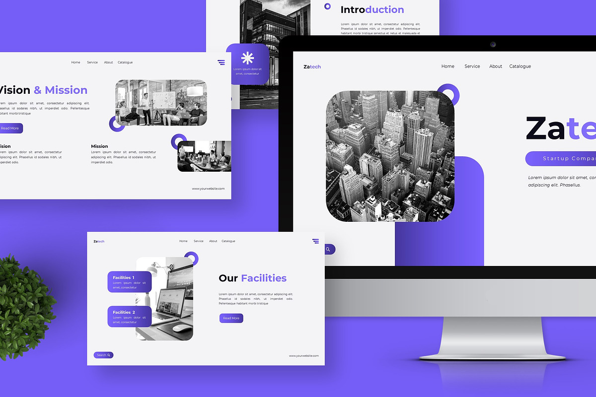 Zatech - Google Slide Templates, a Presentation Template by Deepslide ...