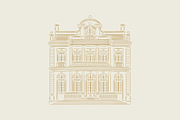 Hand drawn Vintage Houses, a Decorative Illustration by dariikos (Thumbnail 5 of 13)