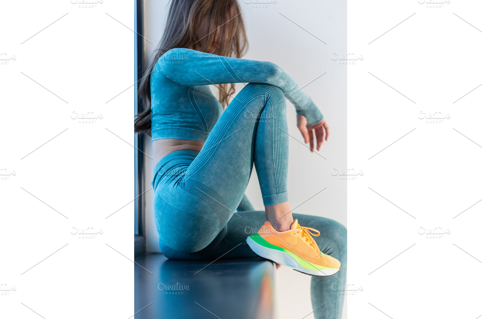 Athletic Woman in Blue Sportswear, a Sports & Recreation Photo by wip3out