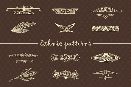 12 tribal ethnic patterns