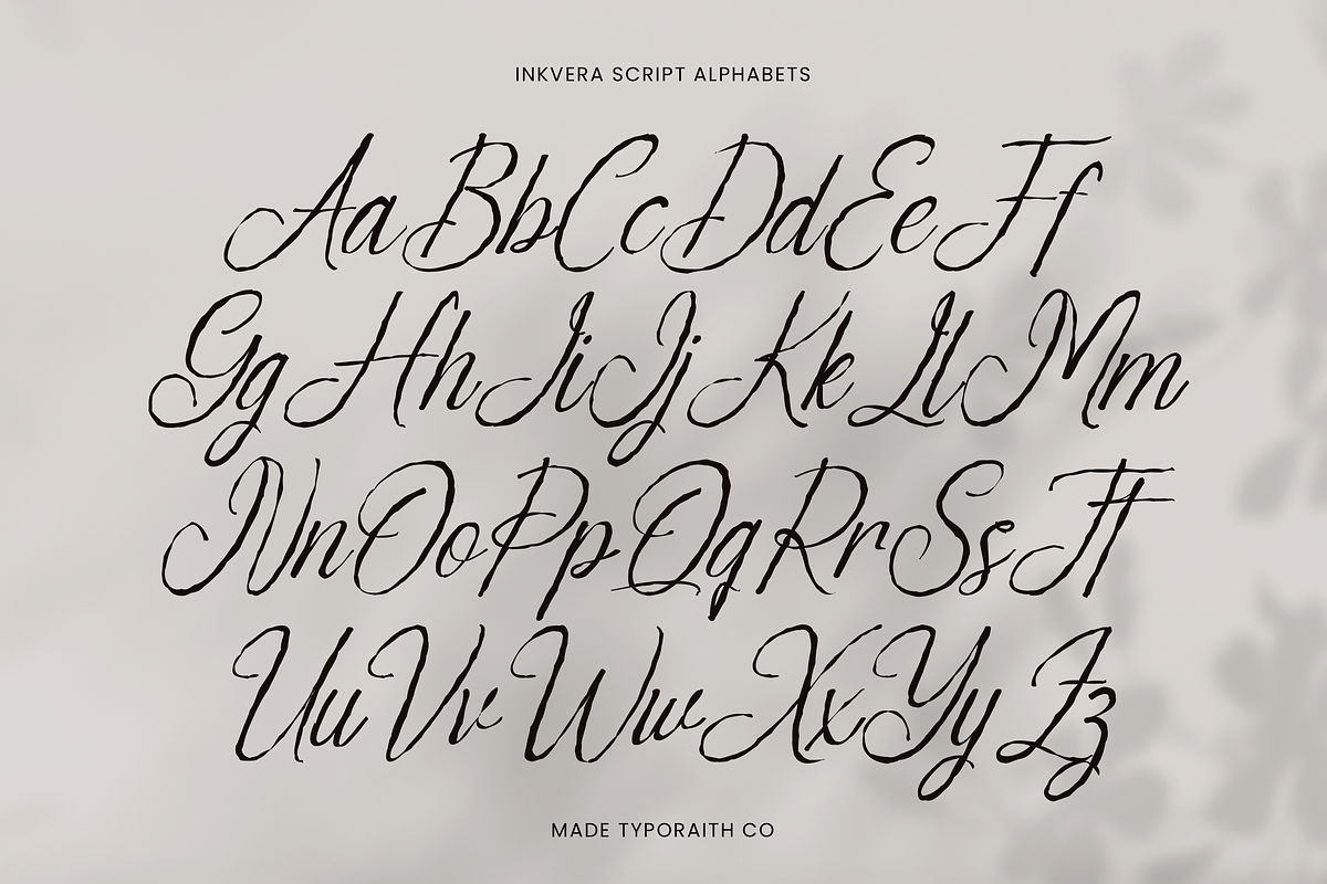 Inkvera | Modern Textured font duo, a Script Font by Typoraith Co (Photo 9 of 11)