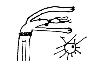 Looking for the sun conceptual sketchy hand drawn illustration, a Person Illustration by DanFLCreativo