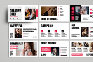 Creative Brief Presentation Template, a Presentation Template by MightyDesign