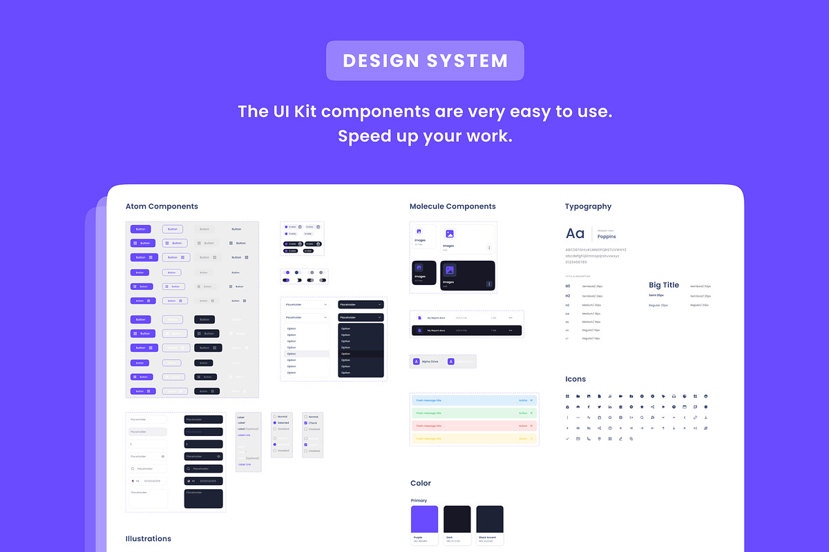Alpha Drive Cloud Storage Website UI, an UI Kit Template by Product Experience (Photo 4 of 6)