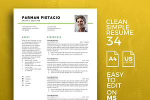 Resume Template 34