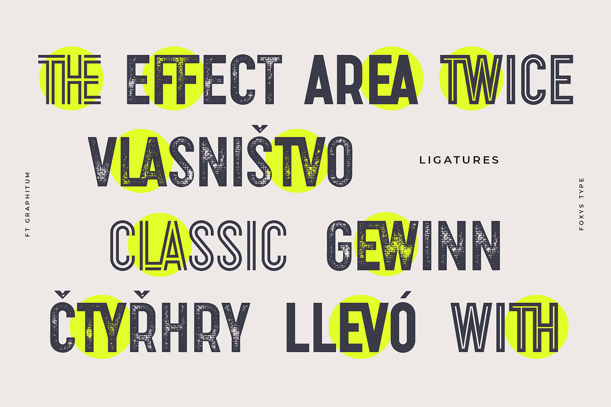 Graphitte Typeface, a Sans Serif Font by Foxys Type (Photo 4 of 11)