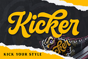 Cricket Script, a Script Font by hastatypestd (Thumbnail 6 of 8)