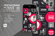 Tour - Instagram Puzzle Feed, a Social Media Template by Plan B (Thumbnail 1 of 6)