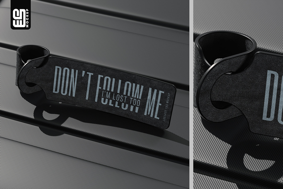 Leather Luggage Tag Mockup, a Mockup by SD Mockup (Photo 3 of 5)