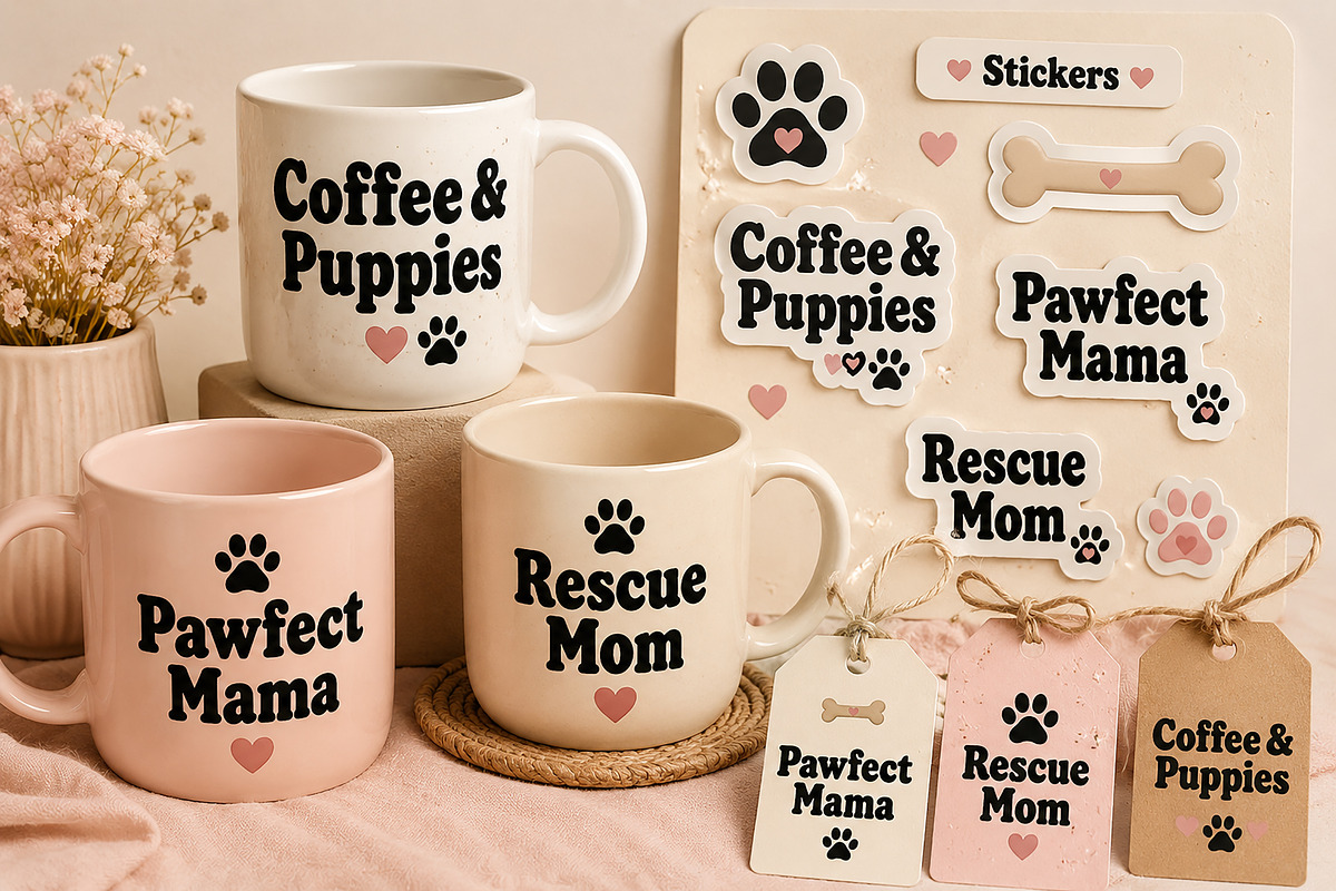Puppy Mom, a Slab Serif Font by Wow Magic (Photo 4 of 4)