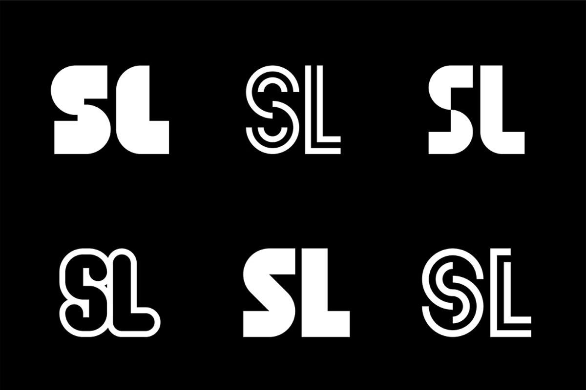 Set of letter SL logos, an Object Graphic by NataliiaVolyk