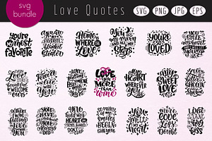 Love Quotes. SVG Quotes