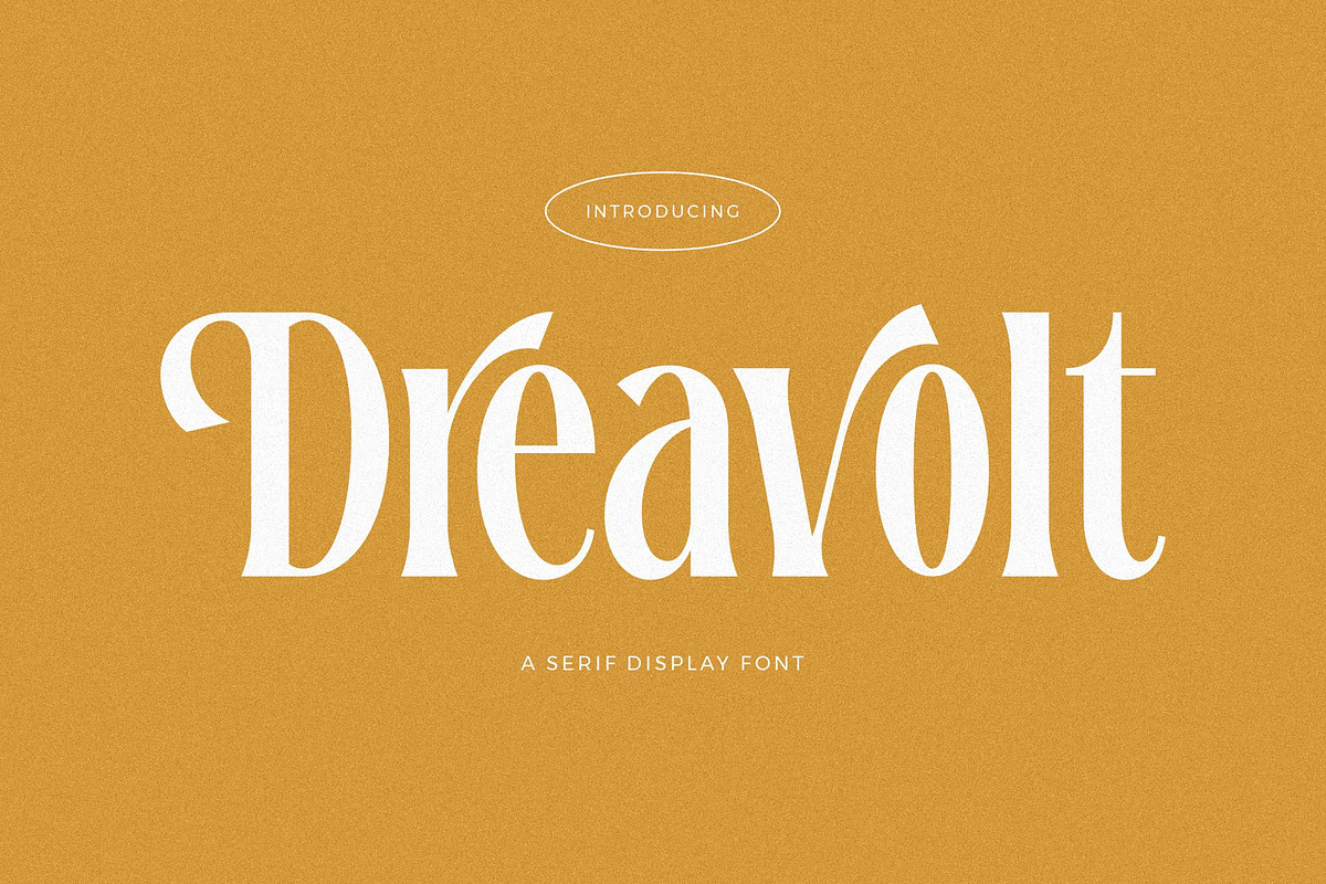 Dreavolt A Serif Display Font, a Serif Font by Storytype Studio (Photo 1 of 15)