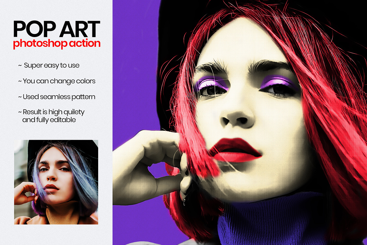 POP ART - PS Action, an Action Add-On by PSD Action (Photo 10 of 14)