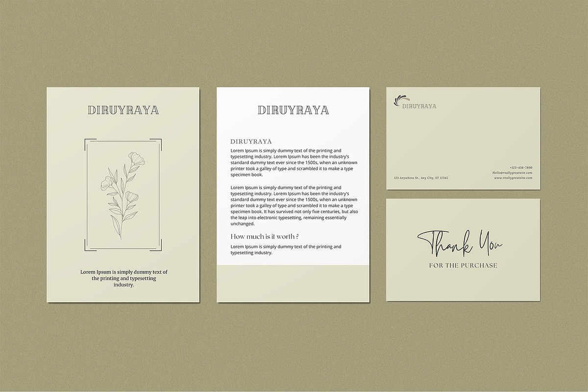 Stationery & Branding Mockup Kit, a Pens & Pencil Mockup by zuhraabdullah (Photo 7 of 7)